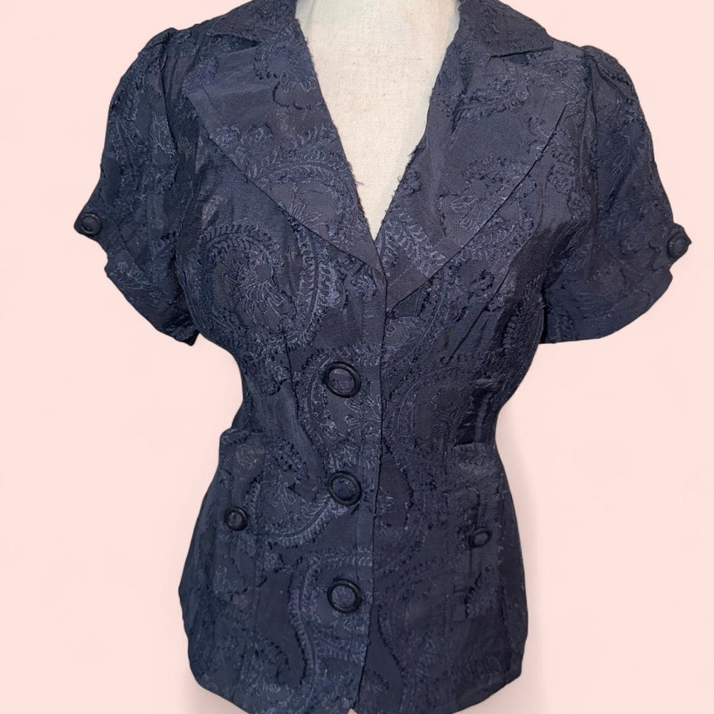 Pure Sugar textured blazer top